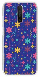 Amazon Brand - Solimo Designer Multicolor Floral Violet Abstract Printed Soft Back Case Mobile Cover for Poco X2 / Xiaomi Redmi K30