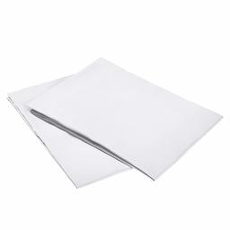 AmazonBasics Premium Microfiber Pillowcases, 2-Pack - 40 x 80 cm, Bright White