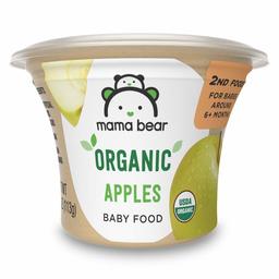 Amazon Brand - Mama Bear Organic Baby Food, Apples, 4 Ounce Tub, Pack of 12