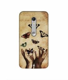 Amazon Brand - Solimo Designer Butterflies 3D Printed Hard Back Case Mobile Cover for Motorola Moto X Play