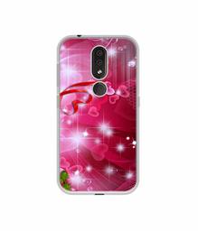 Amazon Brand - Solimo Designer Love UV Printed Soft Back Case Mobile Cover for Nokia 4.2