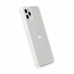 AmazonBasics iPhone 11 Pro Max case TPU+TPE+PC (White),Crystal Mobile Phone Case, Protective Case, Anti Scratch