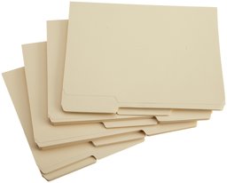 AmazonBasics - Carpetas para archivar (3 pestañas, tamaño carta, 100 unidades)