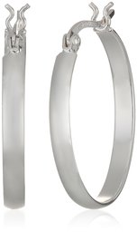 25 mm Polished Click Top Hoop Earrings