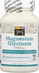 365 EVERYDAY VALUE Magnesium Glycinate 400 MG, 180 CT