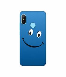 Amazon Brand - Solimo Designer Happy 3D Printed Hard Back Case Mobile Cover for Mi Redmi Note 6 Pro