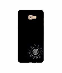 Amazon Brand - Solimo Designer Circle Pattern 3D Printed Hard Back Case Mobile Cover for Samsung Galaxy C9 Pro