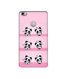 Amazon Brand - Solimo Designer Panda Pattern 3D Printed Hard Back Case Mobile Cover for Xiaomi Mi Max