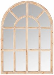 Amazon Brand - Stone & Beam Vintage Farmhouse Wooden Arched Mantel Mirror, 36.25