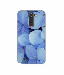 Amazon Brand - Solimo Designer Light Blue Flower Photography 3D Printed Hard Back Case Mobile Cover for LG K7