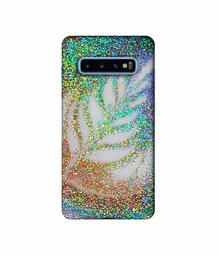 Amazon Brand - Solimo Designer Sparkle Coffee 3D Printed Hard Back Case Mobile Cover for Samsung Galaxy S10 Plus