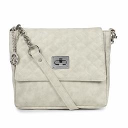 Nia & Nicole Women's Sling Bag (Cream)