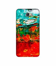 Amazon Brand - Solimo Designer Green and Orange Glass Color 3D Printed Hard Back Case Mobile Cover for Samsung Galaxy J5 Prime