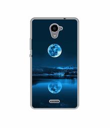 Amazon Brand - Solimo Designer Moon Pattern Print UV Printed Soft Back Case Mobile Cover for Panasonic Eluga Ray X