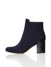 find. Stivaletto Donna, Blu (Navy/black), 40 EU