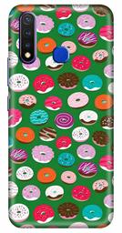 Amazon Brand - Solimo Designer Donuts Green Pattern 3D Printed Hard Back Case Mobile Cover for Vivo Y19 / Vivo U20