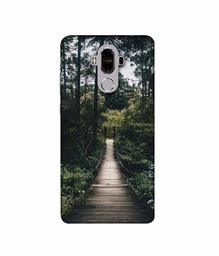 Amazon Brand - Solimo Designer Wooden Bridge 3D Printed Hard Back Case Mobile Cover for Huawei Mate 9