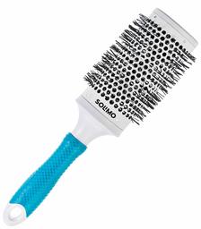 Amazon Brand - Solimo Ceramic Barrel Hair Brush, 58 mm, (White)