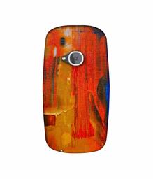 Amazon Brand - Solimo Designer Orange Canvas 3D Printed Hard Back Case Mobile Cover for Nokia 3310