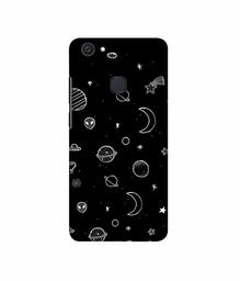 Amazon Brand - Solimo Designer Solar System 3D Printed Hard Back Case Mobile Cover for Vivo V7 Plus