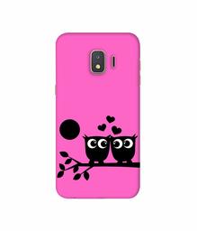 Amazon Brand - Solimo Designer Love Birds Vector 3D Printed Hard Back Case Mobile Cover for Samsung Galaxy J2 Core