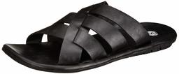 Amazon Brand - Symbol Men's Black Sandals-8 UK/India (42 EU) (AZ-KY-336B)