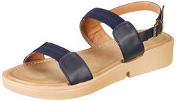 Flavia Women's Blue Fashion Sandals-8 UK (40 EU) (9 US) (FL/202/BLU)