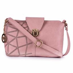 Nia & Nicole Women's Sling Bag (Peach)