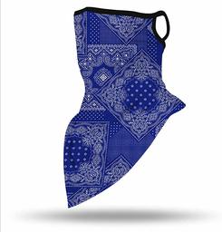 Women Men Face Mask Scarf Outdoor Headwear Bandana Sports Tube UV Face Mask for Workout Yoga Running Ear Loops Neck Gaiter Women Men,Blue