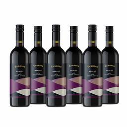 Evansea Merlot, Sudáfrica, Pack de 6 botellas x 750 ml - 4500 ml