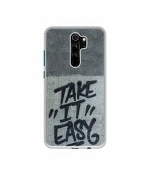 Amazon Brand - Solimo Designer Take It Easy UV Printed Soft Back Case Mobile Cover for Mi Redmi Note 8 Pro