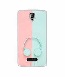 Amazon Brand - Solimo Designer Head Phone UV Printed Soft Back Case Mobile Cover for Lenovo A2010