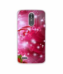 Amazon Brand - Solimo Designer Love UV Printed Soft Back Case Mobile Cover for LG Stylus 3