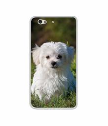 Amazon Brand - Solimo Designer White Dog UV Printed Soft Back Case Mobile Cover for Gionee S6