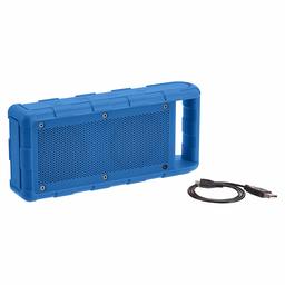 AmazonBasics Bocina Bluetooth impermeable IPX5 portátil para exteriores - azul, 15W