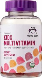 Amazon Brand - Mama Bear Organic Kids Multivitamin, 60 Gummies, 1 Month Supply