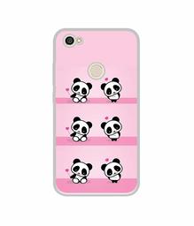 Amazon Brand - Solimo Designer Panda Pattern UV Printed Soft Back Case Mobile Cover for Mi Redmi Y1 (Note 5A)