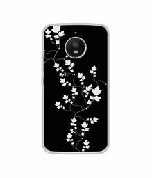 Amazon Brand - Solimo Designer Color Flowers UV Printed Soft Back Case Mobile Cover for Motorola Moto E4 Plus