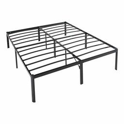 AmazonBasics Heavy Duty Non-Slip Bed Frame with Steel Slats, Easy Assembly