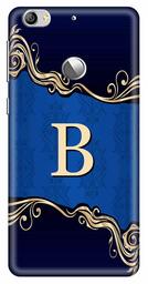 Amazon Brand - Solimo Designer Blue Pattern Alphabet-B 3D Printed Hard Back Case Mobile Cover for LeEco (Letv) Le 1s