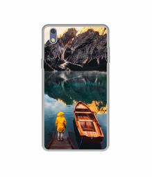 Amazon Brand - Solimo Designer Lake View UV Printed Soft Back Case Mobile Cover for Lyf Water 8