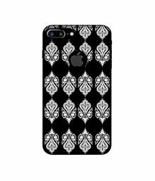 Amazon Brand - Solimo Designer S Shape Pattern 3D Printed Hard Back Case Mobile Cover for Apple iPhone 7 Plus (Logo Cut)