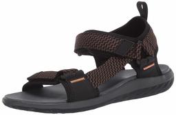 Amazon Essentials Men's Noah Sandal, Black, 11 Medium US