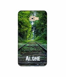 Amazon Brand - Solimo Designer Alone 3D Printed Hard Back Case Mobile Cover for Samsung Galaxy C7 Pro