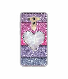 Amazon Brand - Solimo Designer Stone Heart UV Printed Soft Back Case Mobile Cover for I Kall K4