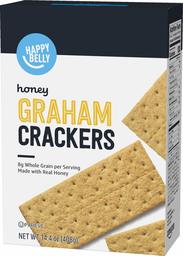 Amazon Brand - Happy Belly Honey Graham Crackers, 14.4 oz