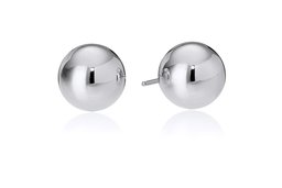 Sterling Silver 6mm Polished Bead Stud Post Earrings