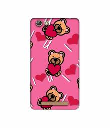 Amazon Brand - Solimo Designer Heart Holding Bear 3D Printed Hard Back Case Mobile Cover for Gionee Marathon M5 lite