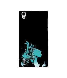 Amazon Brand - Solimo Designer Lady Vector N 3D Printed Hard Back Case Mobile Cover for VIVO Y15