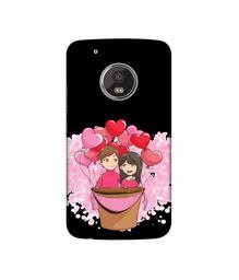 Amazon Brand - Solimo Designer Boy and Girl UV Printed Soft Back Case Mobile Cover for Motorola Moto G5 Plus